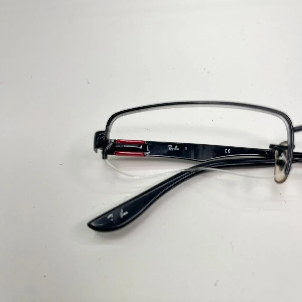 Ray-Ban Eyeglasses Frames RB 6158 2509 Black 53-18-140 Half Rim 1272
